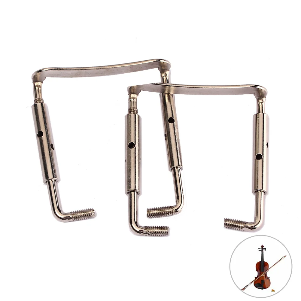 2Pcs Violin Chinrest Screws Strong Plated Fasteners for Chin Rest Clamp Easy to Install Fits Full Size Violin Perfect
2Pcs Violin Chinrest Screws Strong Plated Fasteners for Chin Rest Clamp Easy to Install Fits Full Size Violin Perfect