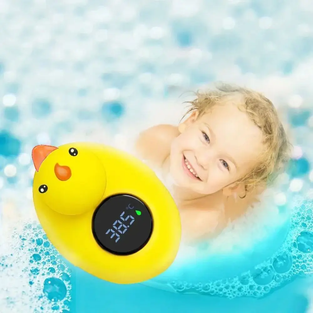 Little Yellow Duck Bath Thermometer Cartoon LED Display Digital Water Temperature Sensor Floating Waterproof
Little Yellow Duck Bath Thermometer Cartoon LED Display Digital Water Temperature Sensor Floating Waterproof