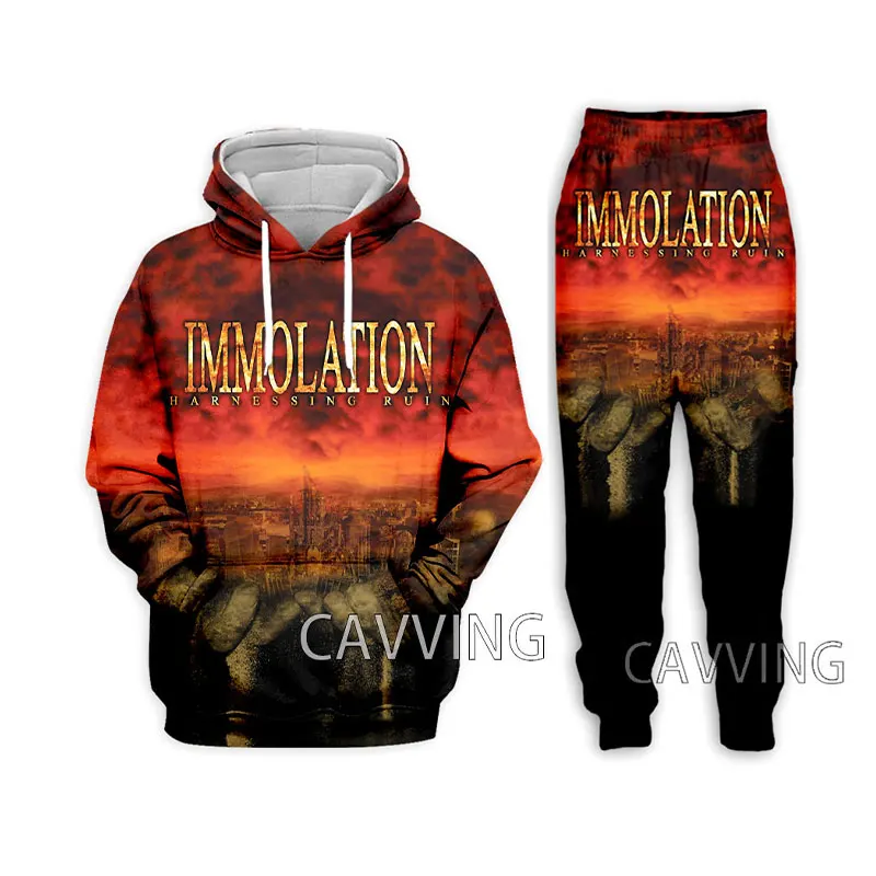 Immolation Rock 3D Printed Casual Hoodies Hooded Sweatshirt Pants Jogging Pants Trousers Suit Clothes Women/ Men Sets
Immolation Rock 3D Printed Casual Hoodies Hooded Sweatshirt Pants Jogging Pants Trousers Suit Clothes Women/ Men Sets