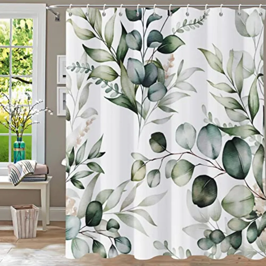 Shower Curtain, Green Shower Curtains for Bathroom Watercolor Plant Shower Curtain Leaves Floral Bathroom Eucalyptus Sage Showe
Shower Curtain, Green Shower Curtains for Bathroom Watercolor Plant Shower Curtain Leaves Floral Bathroom Eucalyptus Sage Showe