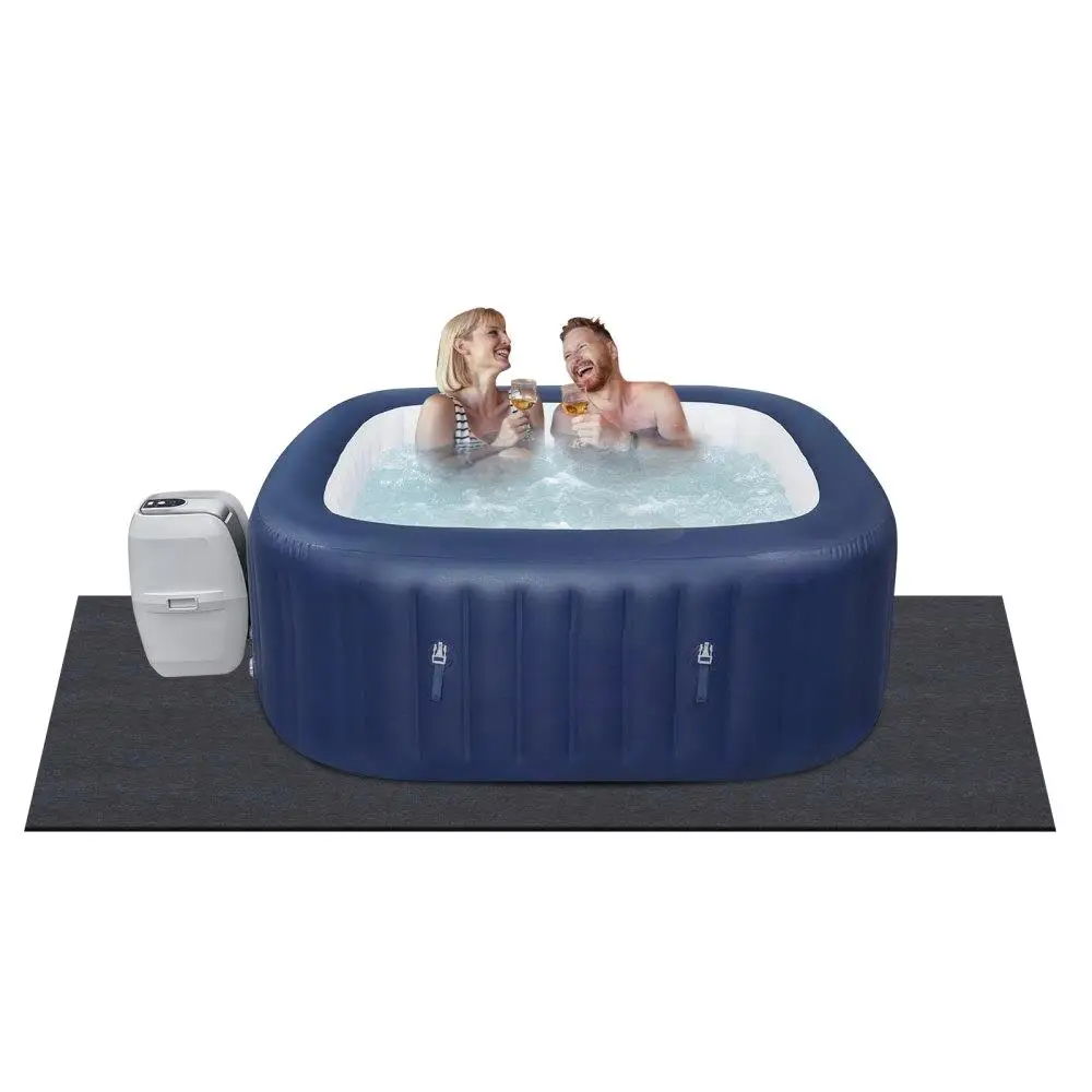 74 x 72 Inch Hot Tub Mat, Extra Large Inflatable Hot Tub Pad, Waterproof Slip-Proof Backing, Absorbent Spa Pool Ground Base
74 x 72 Inch Hot Tub Mat, Extra Large Inflatable Hot Tub Pad, Waterproof Slip-Proof Backing, Absorbent Spa Pool Ground Base