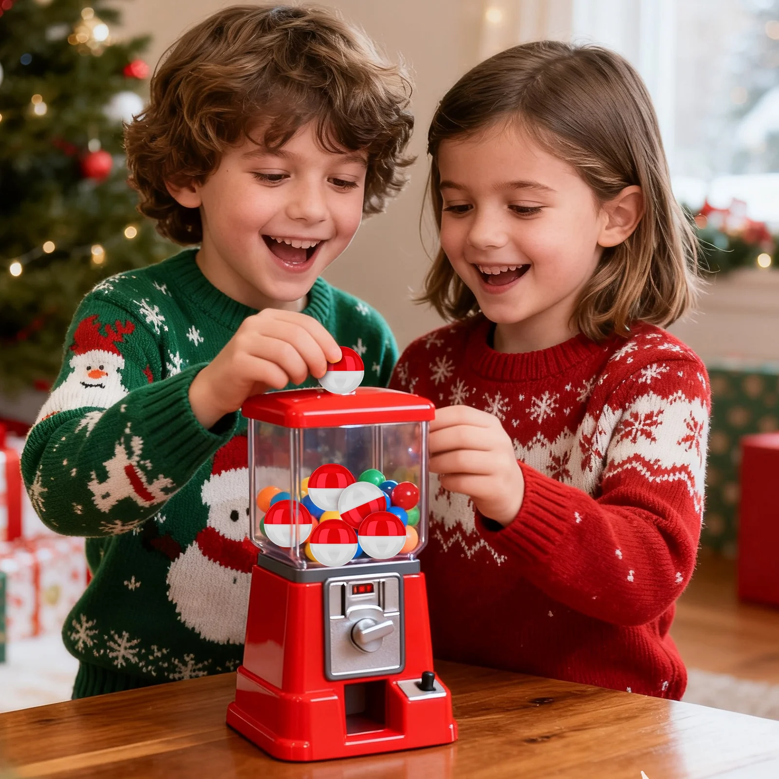 50Pcs Round Capsule Balls Refillable for Vending Machines Party Favors Goodie Bag Stuffers Clear Plastic Surprise Gift
50Pcs Round Capsule Balls Refillable for Vending Machines Party Favors Goodie Bag Stuffers Clear Plastic Surprise Gift