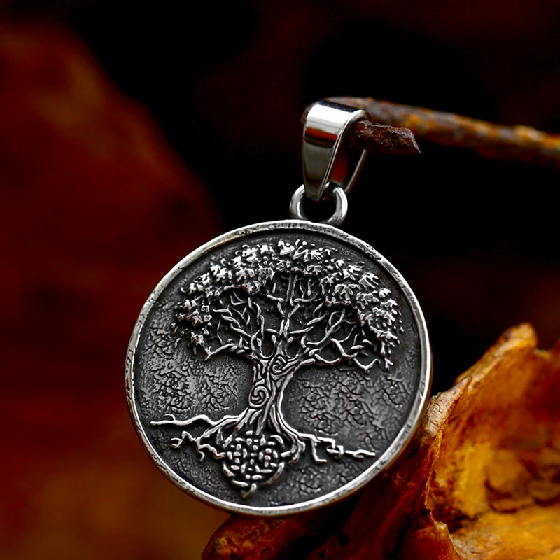 Nordic Yggdrasil Tree of Life Pendant Necklace Stainless Steel Men Vintage Viking Necklace Scandinavian Amulet Jewelry Wholesale
Nordic Yggdrasil Tree of Life Pendant Necklace Stainless Steel Men Vintage Viking Necklace Scandinavian Amulet Jewelry Wholesale