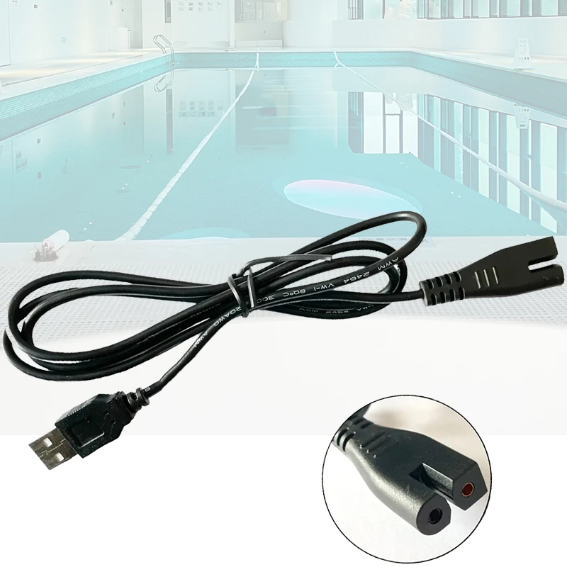 1Pc RV USB Charging Cable Wire For Pool Vacuum Charging USB Cable For Intex / Lay-Z-Spa Tools RVs Caravan Camper Accessories