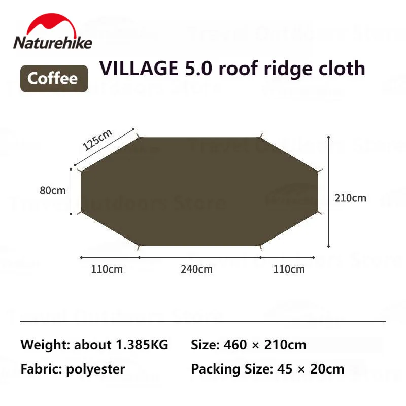 Naturehike Village 5.0/Village 13 Tent Ground Cloth Camping Automatic Tent Floor Mat Waterproof Picnic Mat Moisture-Proof Pad
Naturehike Village 5.0/Village 13 Tent Ground Cloth Camping Automatic Tent Floor Mat Waterproof Picnic Mat Moisture-Proof Pad