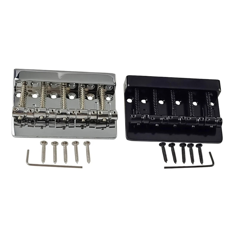 5 Strings Hardtail Bass Bridge Saddles Bass Saddle Hardtail Zinc Alloy Tailpiece
5 Strings Hardtail Bass Bridge Saddles Bass Saddle Hardtail Zinc Alloy Tailpiece