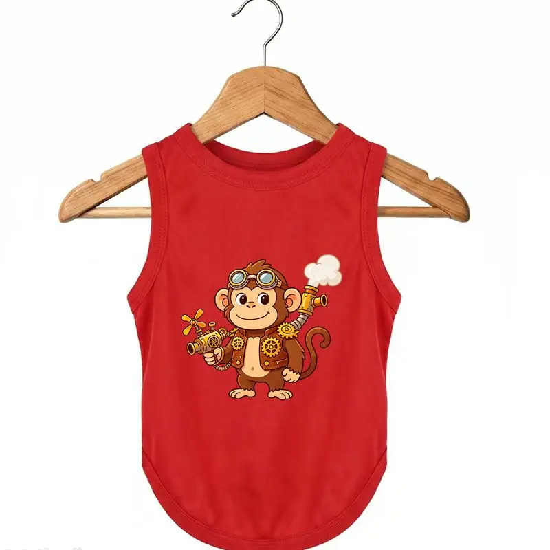 Steampunk Monkey Dog Vest Summer Breathable Puppy Fashion
Steampunk Monkey Dog Vest Summer Breathable Puppy Fashion