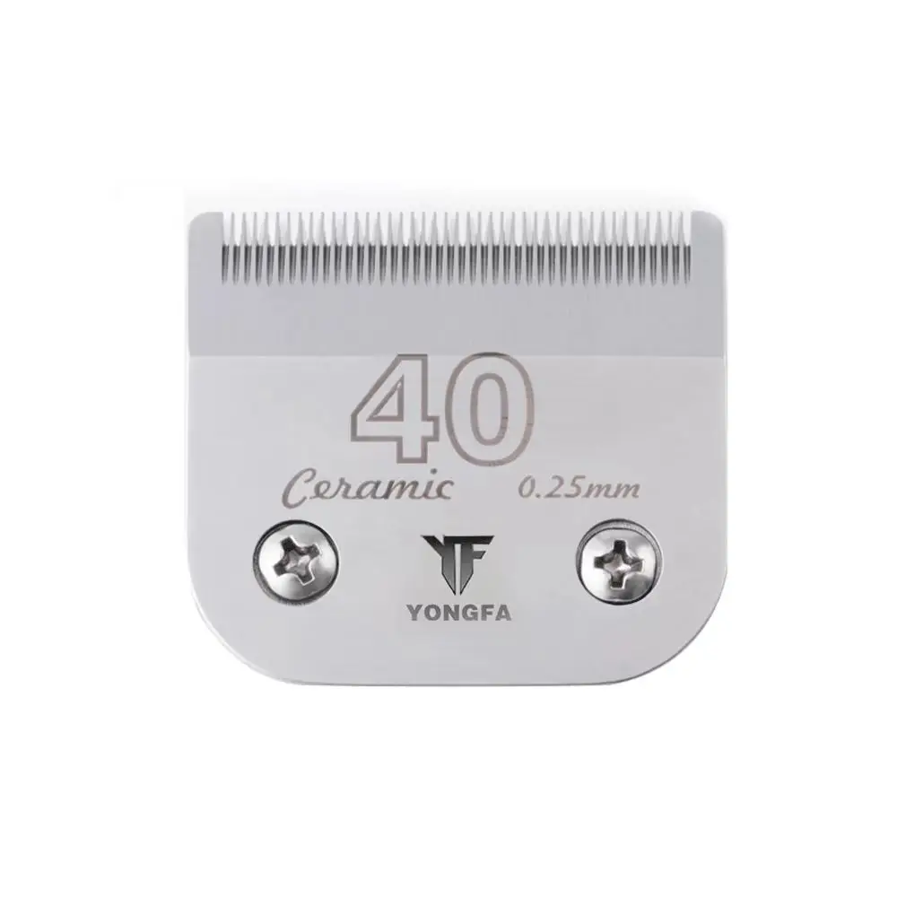 STLF JW Yongfa #40#10#303F5F4F7F High Carbon Stainless Steel Pet A5 Ceramic Clipper Blades
STLF JW Yongfa #40#10#303F5F4F7F High Carbon Stainless Steel Pet A5 Ceramic Clipper Blades