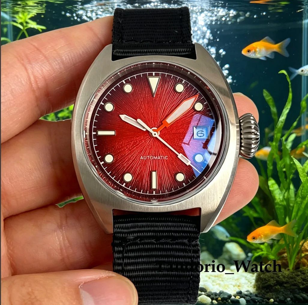 Tandorio 36mm Sapphire Glass Red/Green/Gray/Blue Automatic Watches for Men 20ATM Luminous Miyota 8215/Asia 2824 Mechanical Watch
Tandorio 36mm Sapphire Glass Red/Green/Gray/Blue Automatic Watches for Men 20ATM Luminous Miyota 8215/Asia 2824 Mechanical Watch