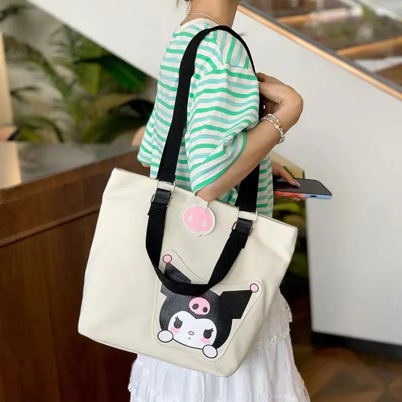 Hello Kitty Cinnamoroll Anime Kawaii Sanrio Canvas Shoulder Handbag Cute Cartoon Kuromi Make Up Shopping Bag Girls Gifts
Hello Kitty Cinnamoroll Anime Kawaii Sanrio Canvas Shoulder Handbag Cute Cartoon Kuromi Make Up Shopping Bag Girls Gifts