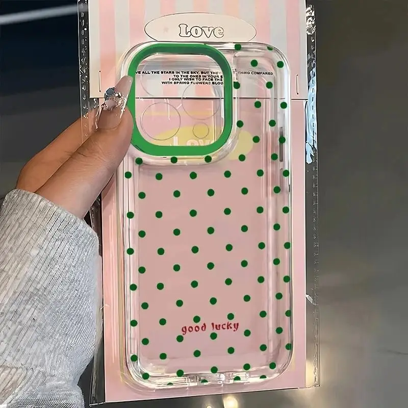Phone Case For iPhone 17 16 15 14 13 12 11 8 7 X XS XR Mini Pro Max Plus New INS Polka Dots Pattern Transparent Protective Cover
Phone Case For iPhone 17 16 15 14 13 12 11 8 7 X XS XR Mini Pro Max Plus New INS Polka Dots Pattern Transparent Protective Cover