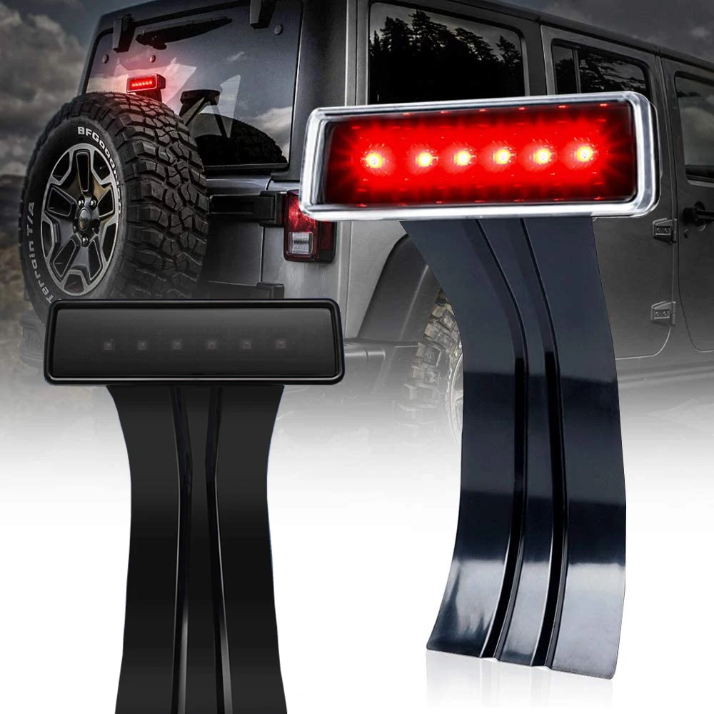 LED Third Brake Lights W/ Clear Lens High Mount Stop Tail Light For Jeep Wrangler JK Unlimited JKU 2/4 Door 2007-2018
LED Third Brake Lights W/ Clear Lens High Mount Stop Tail Light For Jeep Wrangler JK Unlimited JKU 2/4 Door 2007-2018