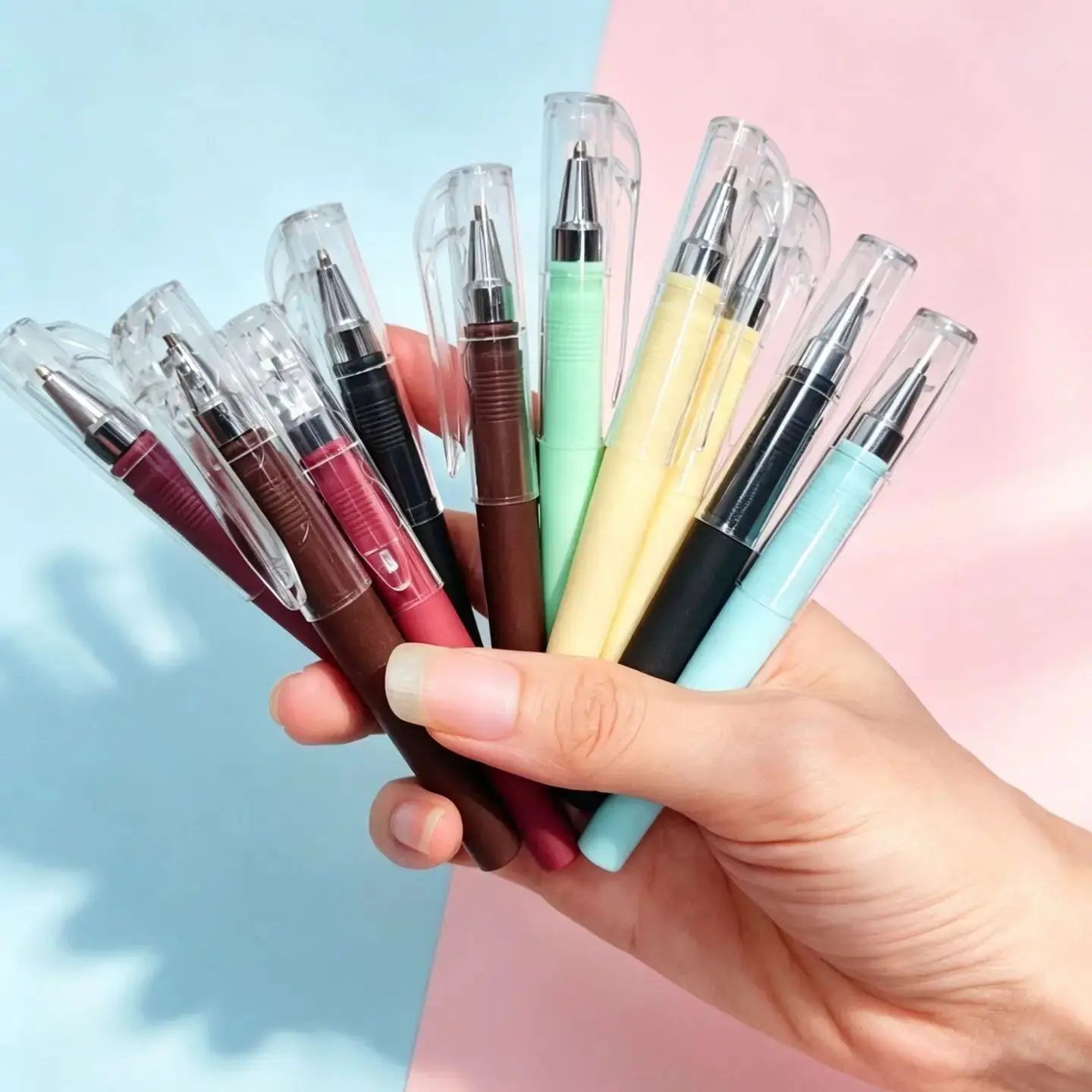 20Pcs/Lot Mini Pocket Gel Pens Random Color 0.5mm Short Portable Signing Pen Student School Office Writing Journal Stationery
20Pcs/Lot Mini Pocket Gel Pens Random Color 0.5mm Short Portable Signing Pen Student School Office Writing Journal Stationery