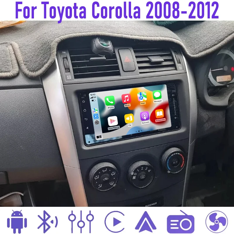 7" For Toyota Corolla 2008-2012 Head Unit Car Radio Stereo Wireless Carplay Apple Android Auto Reversing Image GPS Navi BT 64GB
7" For Toyota Corolla 2008-2012 Head Unit Car Radio Stereo Wireless Carplay Apple Android Auto Reversing Image GPS Navi BT 64GB