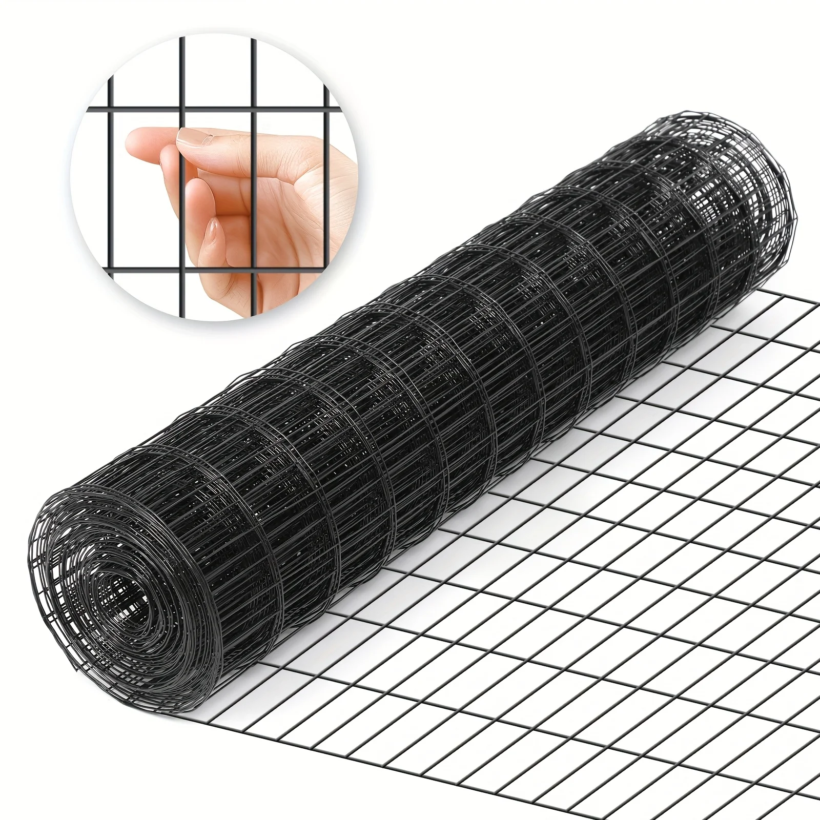 Garden Wire Mesh Fence 48in X 50ft Mesh Size 2-Inch X 3-Inch PVC Welded Wire Fencing Poultry Netting for Animal Barrier, Border Fencing
Garden Wire Mesh Fence 48in X 50ft Mesh Size 2-Inch X 3-Inch PVC Welded Wire Fencing Poultry Netting for Animal Barrier, Border Fencing