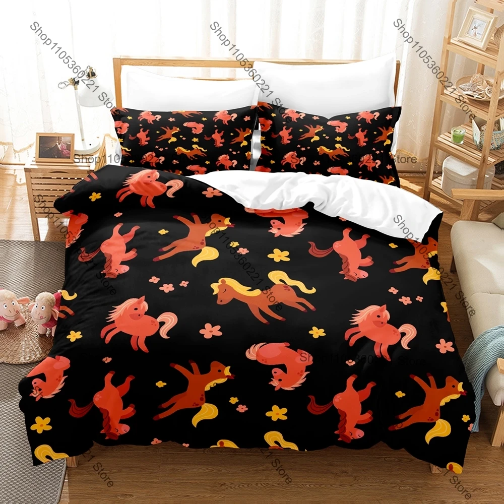 Kawaii Cartoon Horse Bedding Set Single Twin Full Queen King Size Bed Set Adult Bedroom Duvetcover Sets Anime Bed Sheet Set
Kawaii Cartoon Horse Bedding Set Single Twin Full Queen King Size Bed Set Adult Bedroom Duvetcover Sets Anime Bed Sheet Set