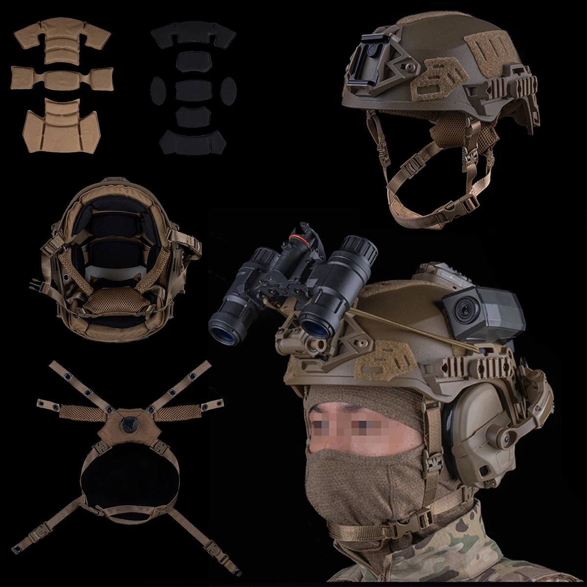 FAST Airgun Tactical Helmet With Suspension Inner Padding New Thickened Outdoor Hunting Paintball Shooting Protective Equipment
FAST Airgun Tactical Helmet With Suspension Inner Padding New Thickened Outdoor Hunting Paintball Shooting Protective Equipment