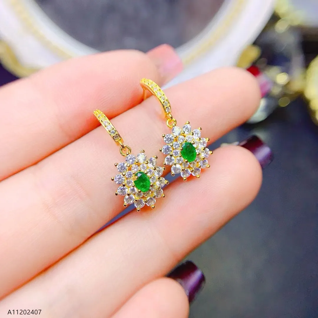 KJJEAXCMY Fine Jewelry 925 sterling silver inlaid natural emerald female earrings support detection luxury
KJJEAXCMY Fine Jewelry 925 sterling silver inlaid natural emerald female earrings support detection luxury