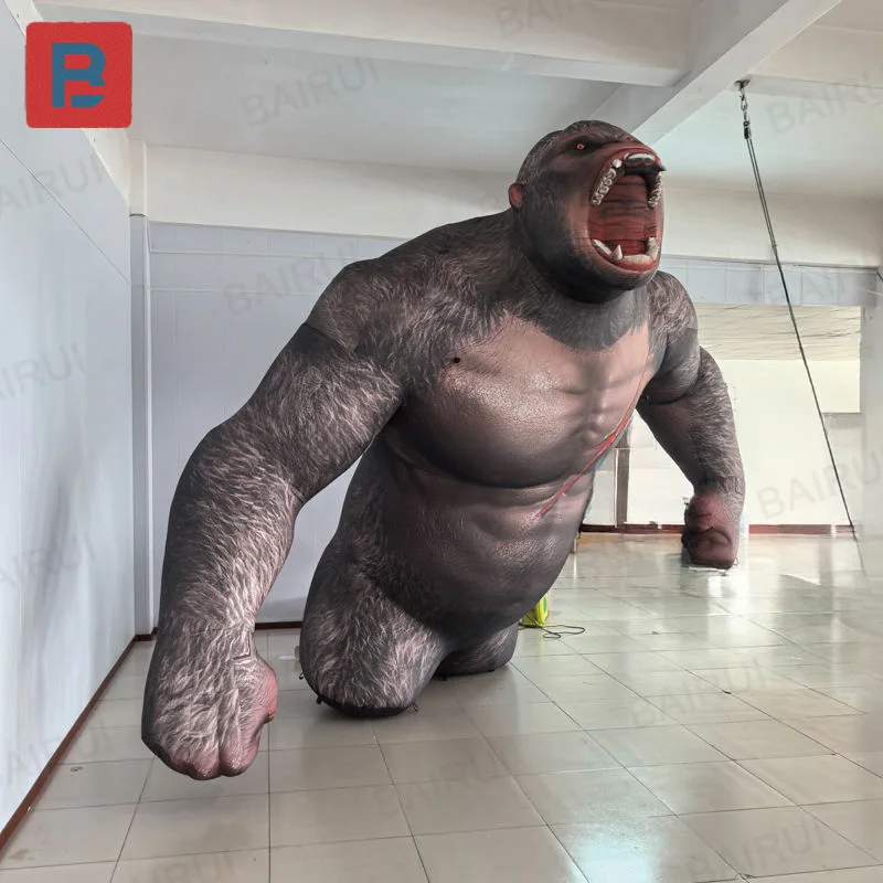 Inflatable gorilla, outdoor square shopping center decoration item, with blower
Inflatable gorilla, outdoor square shopping center decoration item, with blower