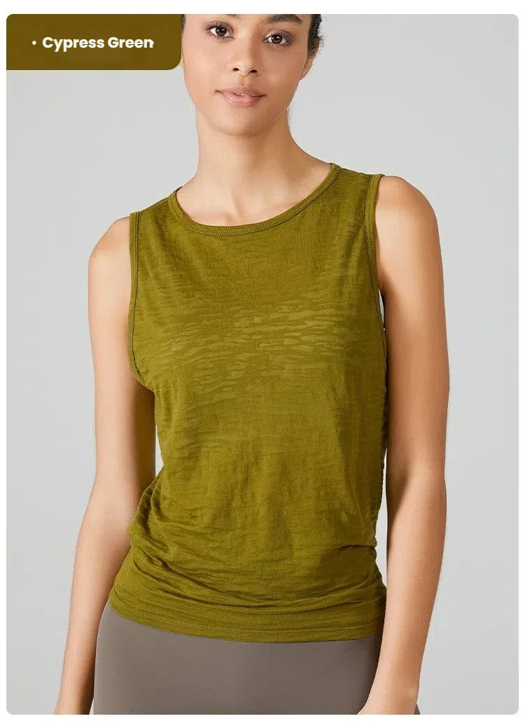 Women's Sleeveless Quick-Dry Sports Vest Loose Fit Running Yoga Top Breathable Workout Cover Shirt Activewear Woman clothing
Women's Sleeveless Quick-Dry Sports Vest Loose Fit Running Yoga Top Breathable Workout Cover Shirt Activewear Woman clothing