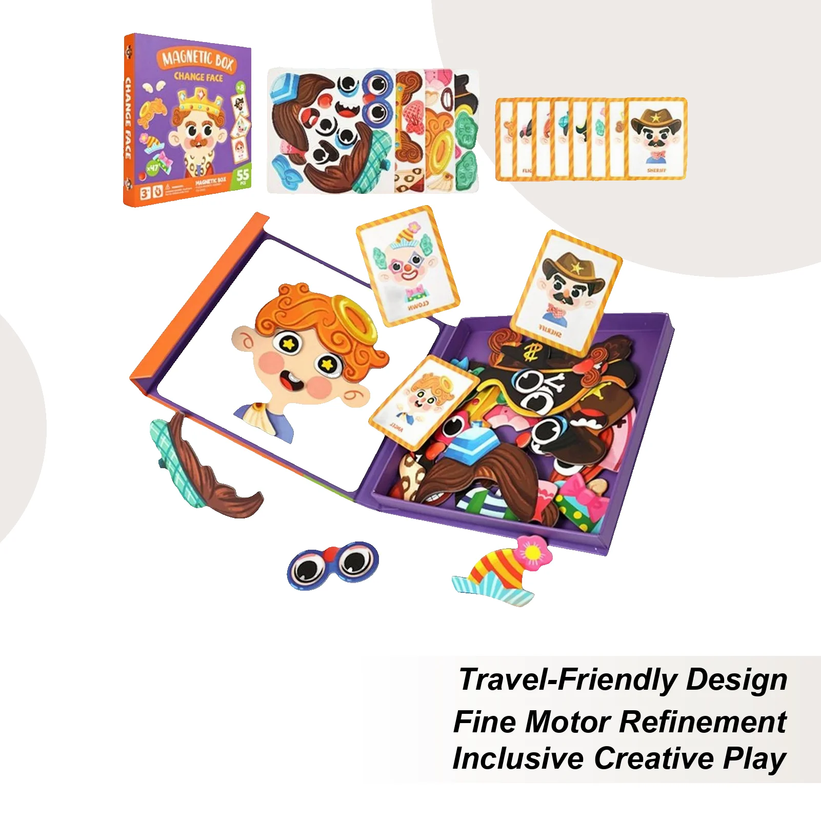 Магнитные одинаковые игры для одевания, одежда «сделай сам», головоломки, развивающие игрушки для детей дошкольного возраста, обучающий подарок для детей от 3 до 6 лет
Магнитные одинаковые игры для одевания, одежда «сделай сам», головоломки, развивающие игрушки для детей дошкольного возраста, обучающий подарок для детей от 3 до 6 лет