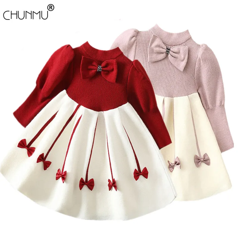Winter Baby Girls' Sweater Knitted Dress for Baby Girls Birthday Party Dress Warm Kids Infant Clothes
Winter Baby Girls' Sweater Knitted Dress for Baby Girls Birthday Party Dress Warm Kids Infant Clothes