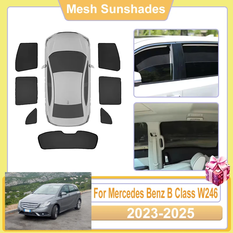 For Mercedes Benz B Class Accessories W246 2012-2018 Car Window Sun Shade Mesh Cover Anti UV Visors light Shield Sunshade Baffle
For Mercedes Benz B Class Accessories W246 2012-2018 Car Window Sun Shade Mesh Cover Anti UV Visors light Shield Sunshade Baffle