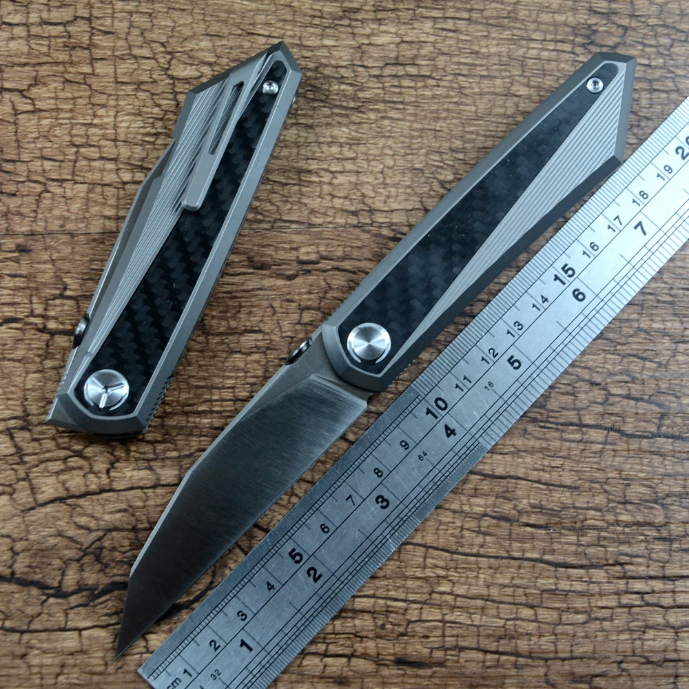 TWO SUN Folding Knife S90V Satin Blade TC4 Titanium Handle Outdoor Camping Hunting Pocket Knife TS139
TWO SUN Folding Knife S90V Satin Blade TC4 Titanium Handle Outdoor Camping Hunting Pocket Knife TS139