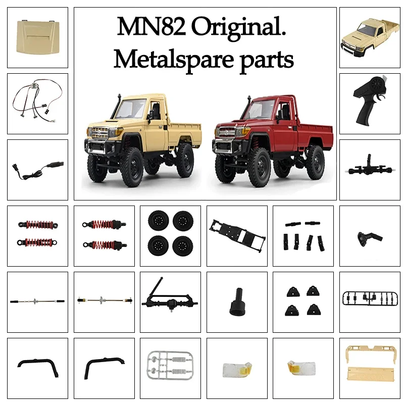 MN MN82 LC79 1/12 RC Car Original Parts Tires Remote Controller Circuit Board Charging Cable Steering Gear Wave Box Assembly
MN MN82 LC79 1/12 RC Car Original Parts Tires Remote Controller Circuit Board Charging Cable Steering Gear Wave Box Assembly