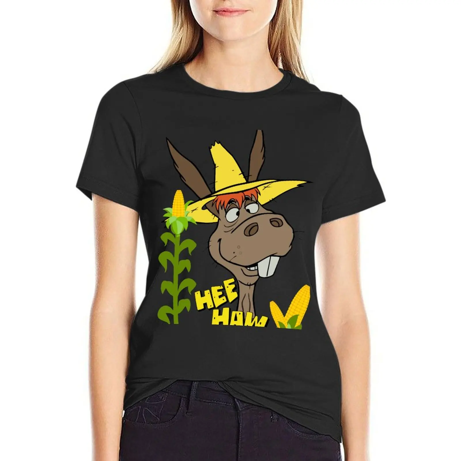 Hee Haw Donkey Vintage T-Shirt graphics tops Blouse luxury designer clothing Women
Hee Haw Donkey Vintage T-Shirt graphics tops Blouse luxury designer clothing Women