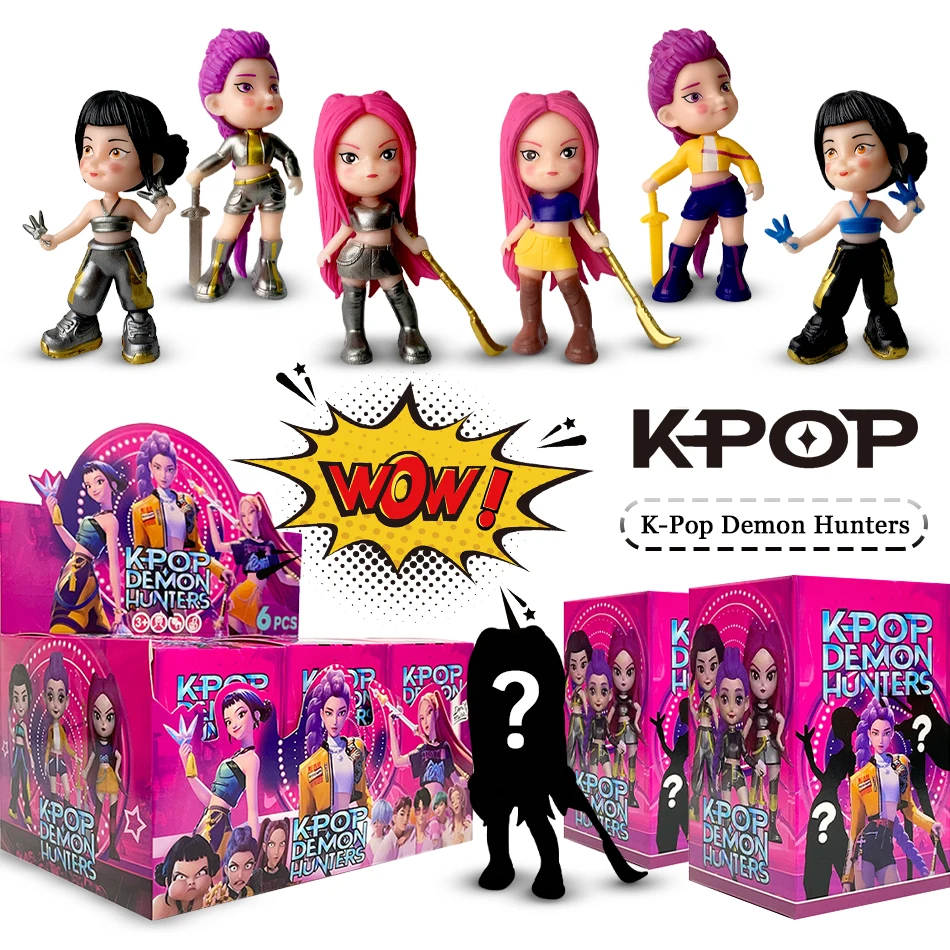 6 шт./компл. Kpop Demon Hunters фигурки воздушных материалов nuevo K-POP Demon Slayer muñeca adorno de escritorio juguete para re
6 шт./компл. Kpop Demon Hunters фигурки воздушных материалов nuevo K-POP Demon Slayer muñeca adorno de escritorio juguete para re