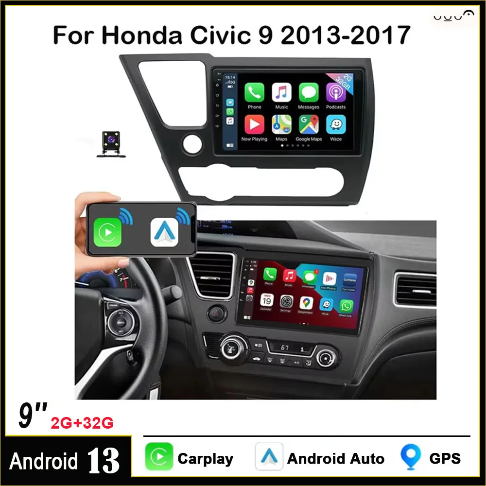 Ainavi Android 13 Car Radio For Honda Civic 9 9th US Sender Coupe Multimedia Player Video Carplay DSP GPS No 2din DVD Head Unit
Ainavi Android 13 Car Radio For Honda Civic 9 9th US Sender Coupe Multimedia Player Video Carplay DSP GPS No 2din DVD Head Unit