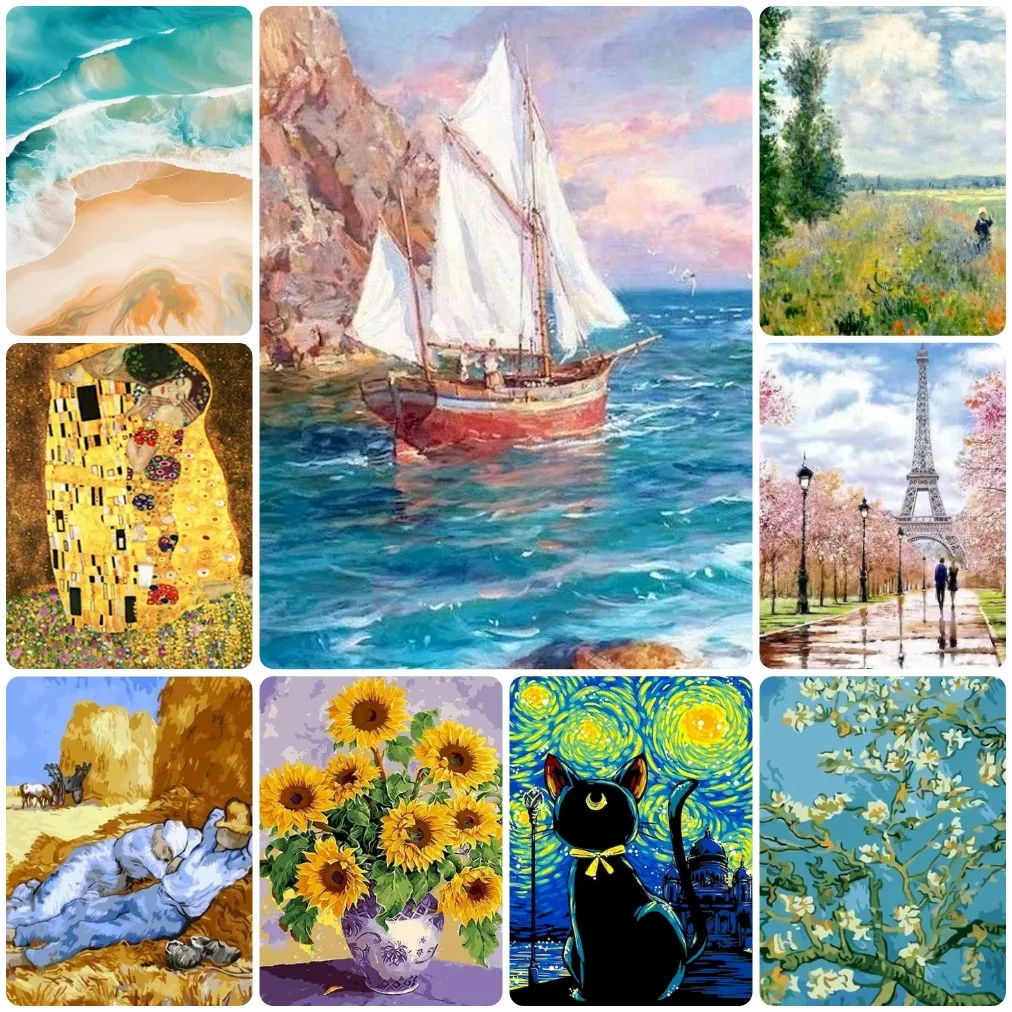 DIY Famous Art Masterpieces Jigsaw Puzzle, Monet Van Gogh and Klimt Inspired Paintings for Living Room Wall Decor
DIY Famous Art Masterpieces Jigsaw Puzzle, Monet Van Gogh and Klimt Inspired Paintings for Living Room Wall Decor
