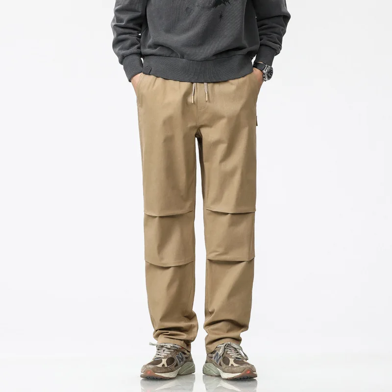 98% Cotton Spring Casual Pants Straight Black Khaki Cargo Pants Mens Clothing Streetwear Retro Work Trousers For Male
98% Cotton Spring Casual Pants Straight Black Khaki Cargo Pants Mens Clothing Streetwear Retro Work Trousers For Male