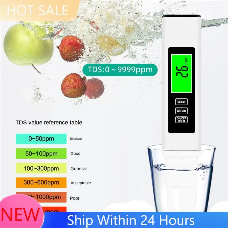 1 PCS Digital Water Testing Kit High Accuracy For Drink Water Water Tester Integrated
1 PCS Digital Water Testing Kit High Accuracy For Drink Water Water Tester Integrated