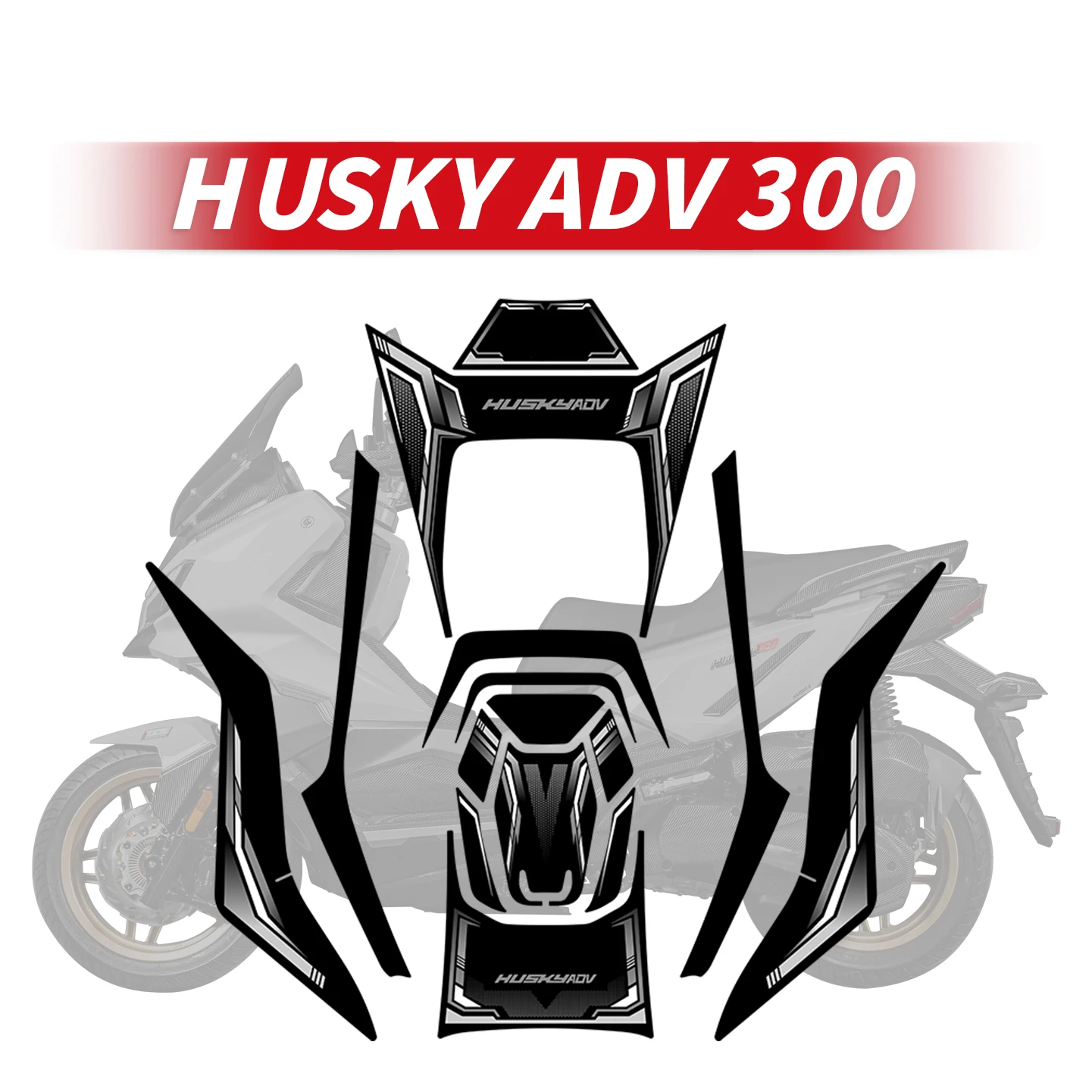 For SYM HUSKY ADV 300 Fuel Tank Protection Stickers Kits Of Motorcycle Accessories Gas Fuel Pad Decoration Refit Decals
For SYM HUSKY ADV 300 Fuel Tank Protection Stickers Kits Of Motorcycle Accessories Gas Fuel Pad Decoration Refit Decals
