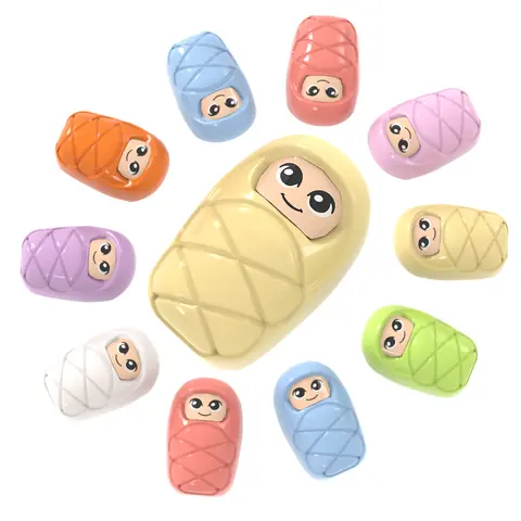 Neonati Building Blocks Giocattoli MOC Mattoni Carrozza per neonati fai da te Regali per bambini