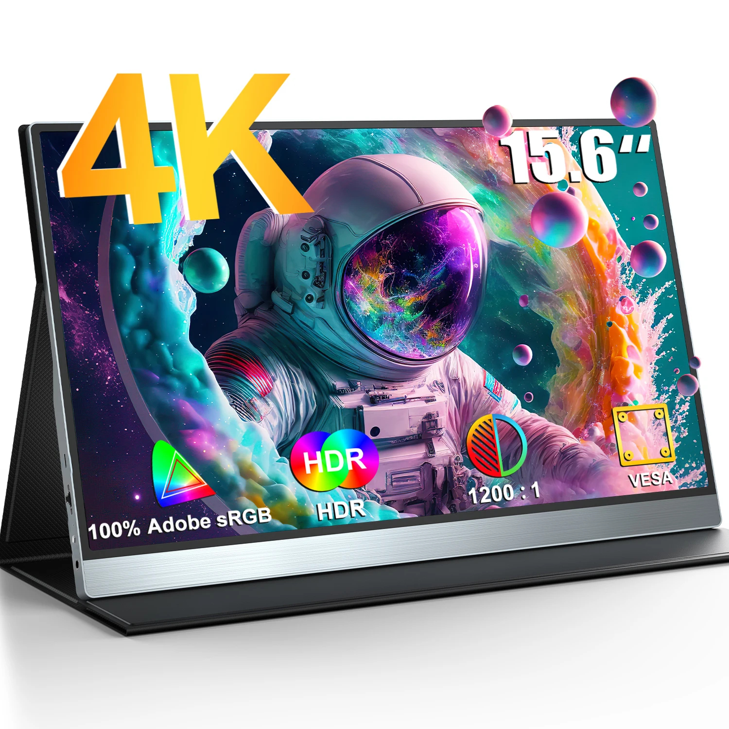 Cdisplay 4K Portable Monitor 15.6" 3840*2160 USB C HDMI Gaming Monitor for Laptop External Display 100% AdobeRGB Secondary Monitor for Phone Switch PS5 PS5 PC Gamer
Cdisplay 4K Portable Monitor 15.6" 3840*2160 USB C HDMI Gaming Monitor for Laptop External Display 100% AdobeRGB Secondary Monitor for Phone Switch PS5 PS5 PC Gamer