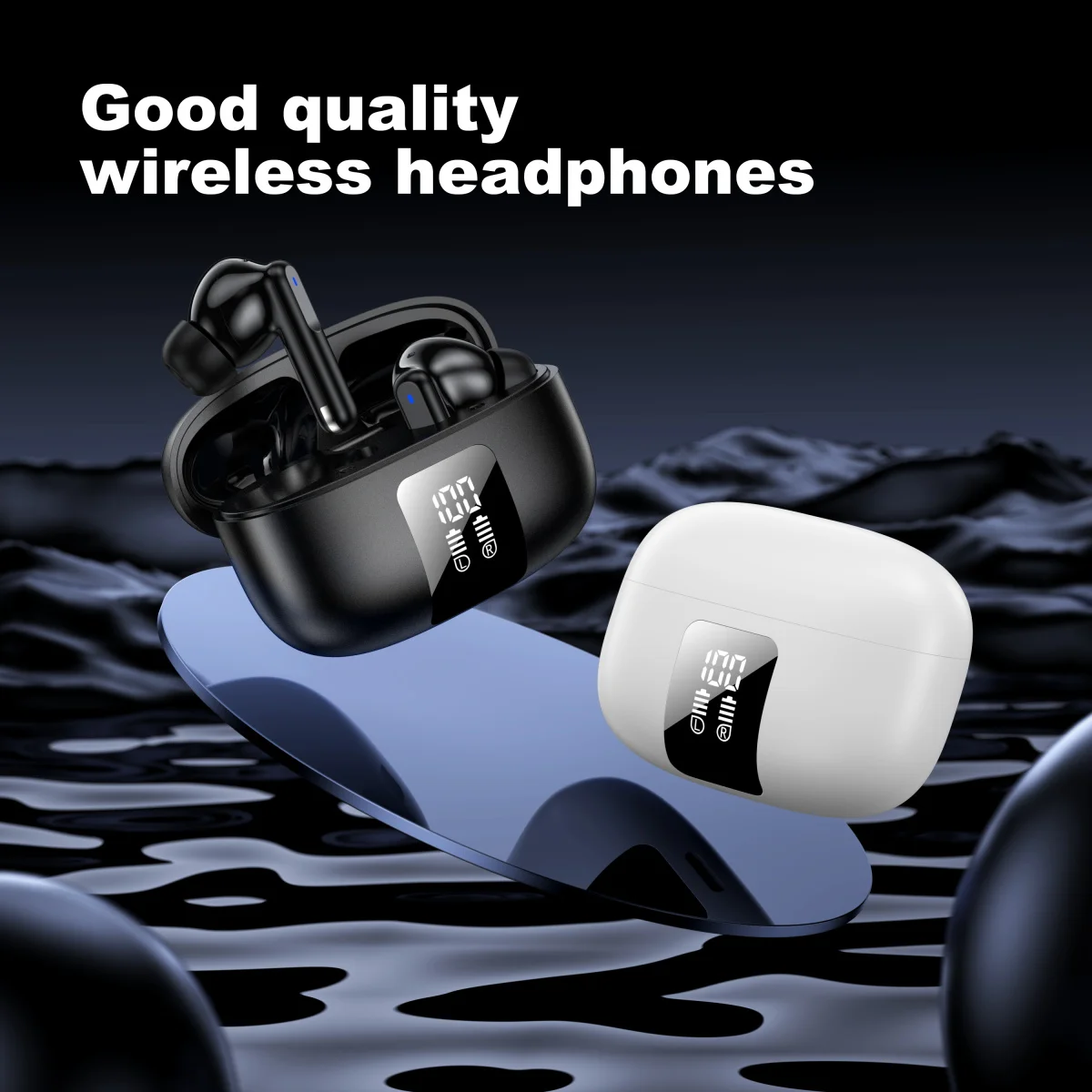 Bluetooth Headphones Anc+Enc Active Noise Cancelling Wireless Earbuds With Clear Sound Quality Business Earbuds Advanced Earbuds
Bluetooth Headphones Anc+Enc Active Noise Cancelling Wireless Earbuds With Clear Sound Quality Business Earbuds Advanced Earbuds