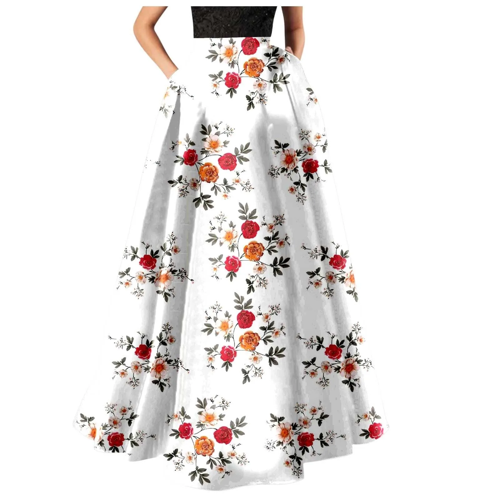 Fashion Floral Print Bohemian High Waist Loose Half Skirt Fresh Beach Pleated Long Dress For Ladies
Fashion Floral Print Bohemian High Waist Loose Half Skirt Fresh Beach Pleated Long Dress For Ladies