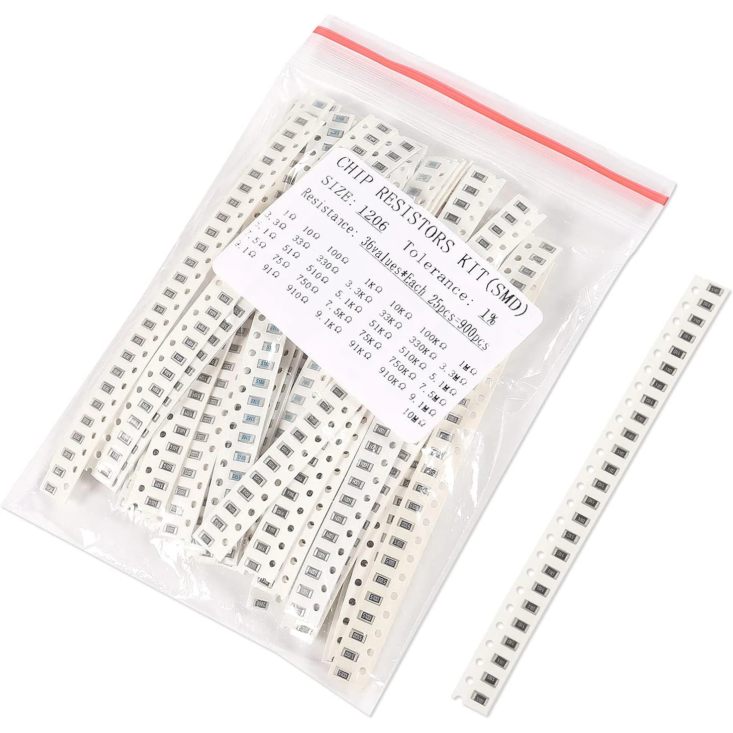 900 шт., 36 значений, 1206 комплект резисторов SMD — резисторы SMD 1/4 Вт для DIY и экспериментов (36 значений x 25 шт., от 1 до 10 м Ом)
900 шт., 36 значений, 1206 комплект резисторов SMD — резисторы SMD 1/4 Вт для DIY и экспериментов (36 значений x 25 шт., от 1 до 10 м Ом)