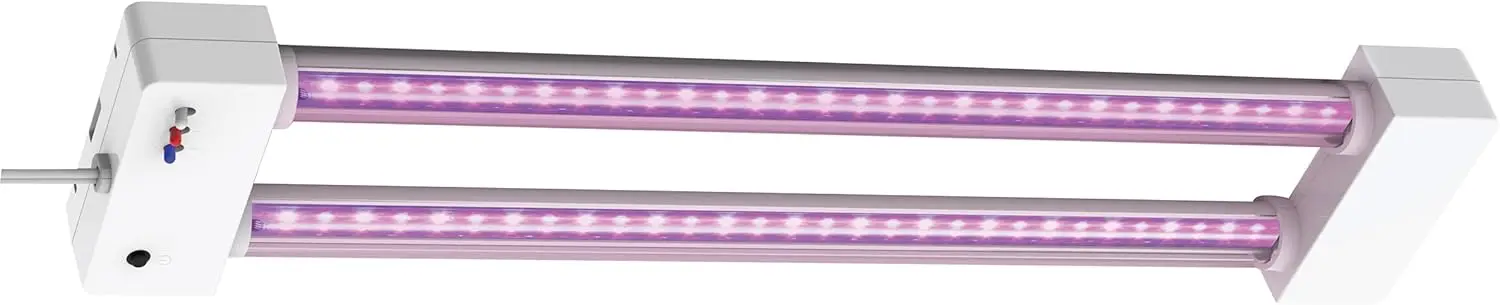 19W 2ft LED Grow Light for Indoor Plants, Full Spectrum Adjustable Hanging Bulb Hydroponic Gardening
19W 2ft LED Grow Light for Indoor Plants, Full Spectrum Adjustable Hanging Bulb Hydroponic Gardening