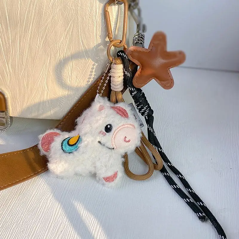 Creative Woven Rope Keychain Nylon Lanyard Plush Horse Bag Pendant Fashion Charm Decor Gift for Women
Creative Woven Rope Keychain Nylon Lanyard Plush Horse Bag Pendant Fashion Charm Decor Gift for Women