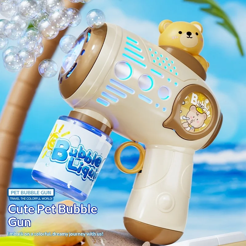 Children's Bubble Machine Electric Fully Automatic Leak proof Handheld Bubble Blowing Gun Gatling Male and Female Toys
Children's Bubble Machine Electric Fully Automatic Leak proof Handheld Bubble Blowing Gun Gatling Male and Female Toys