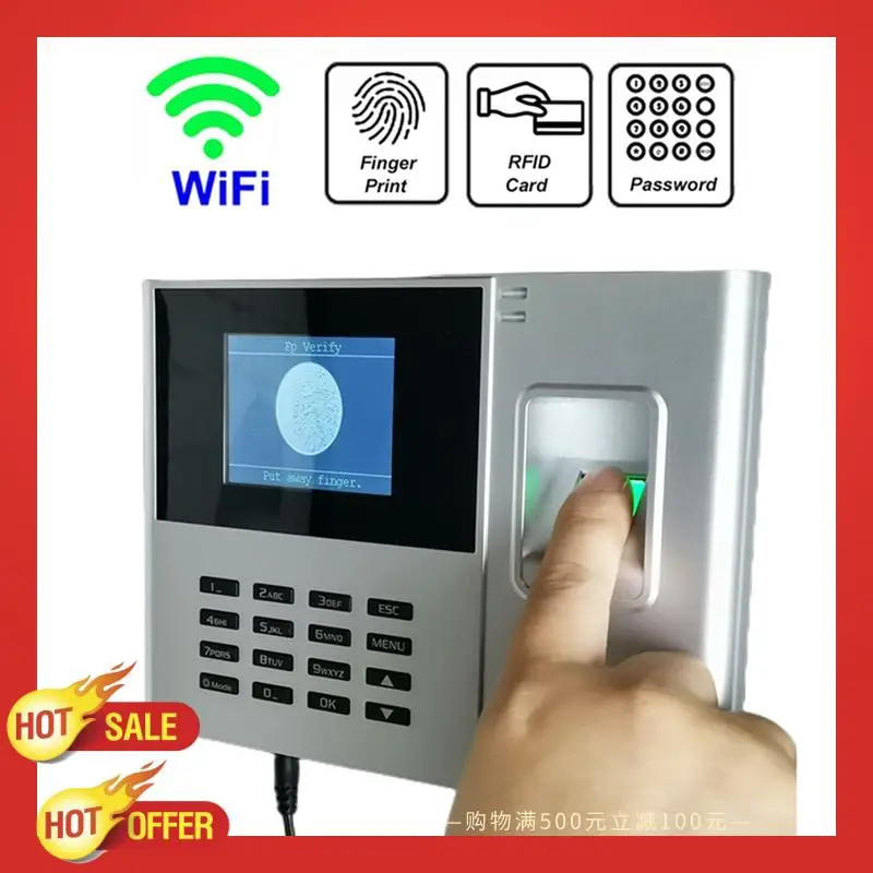 Time System Fingerprint Time And Attendance Machine System Wifi 2000Mah Battery Durable US Plug
Time System Fingerprint Time And Attendance Machine System Wifi 2000Mah Battery Durable US Plug