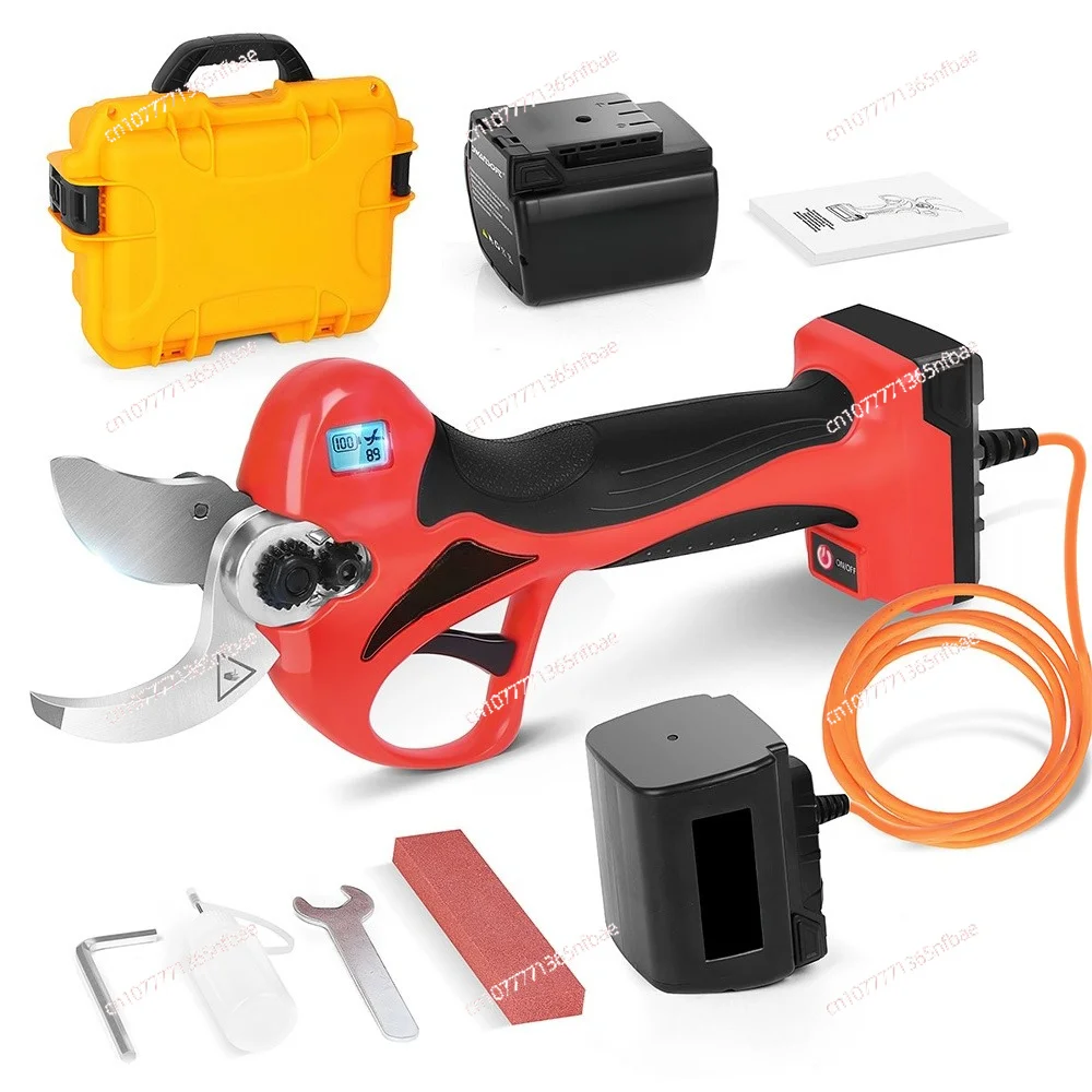 Hot Selling 40mm Lithium Battery Powered Electric Trimmer, Heavy Duty Orchard & Gardening Pruning Tool
Hot Selling 40mm Lithium Battery Powered Electric Trimmer, Heavy Duty Orchard & Gardening Pruning Tool