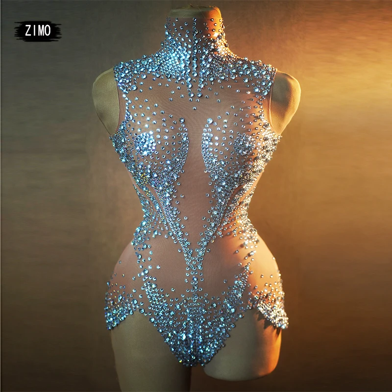 Sparkle Sexy Coat Rhinestone Bodysuit Set Women Birthday Party Nightclub Tights See-through Mesh Dance Stage Performance Costume
Sparkle Sexy Coat Rhinestone Bodysuit Set Women Birthday Party Nightclub Tights See-through Mesh Dance Stage Performance Costume