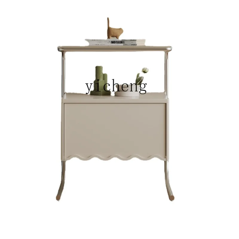 Zk Bedside Table White Simple Modern Small Apartment Storage Designer Stainless Steel Bedside Table
Zk Bedside Table White Simple Modern Small Apartment Storage Designer Stainless Steel Bedside Table