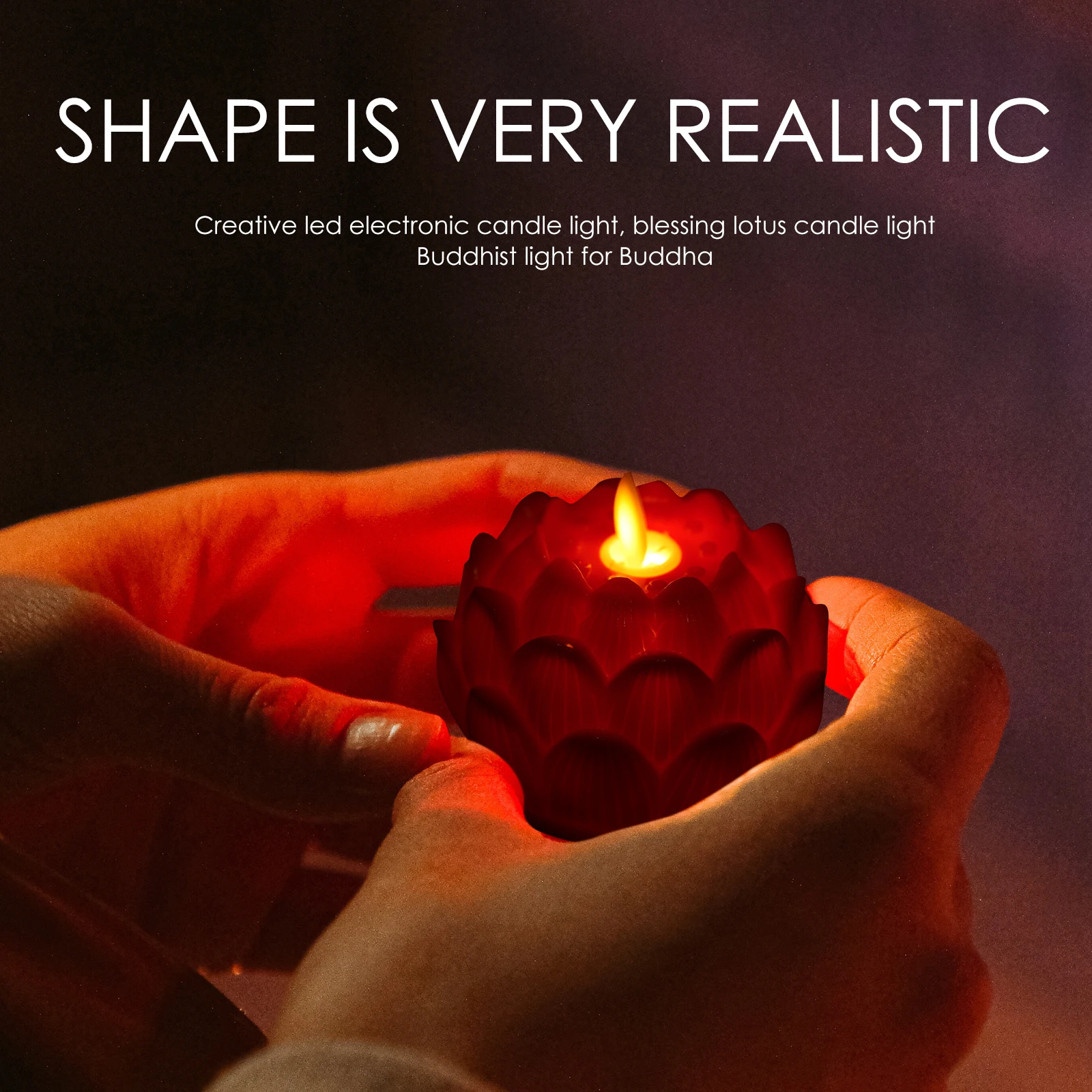 6 Pcs Electronic Light Shape Shaped Lotus Decorations Lamp Flower Candlestick
6 Pcs Electronic Light Shape Shaped Lotus Decorations Lamp Flower Candlestick
