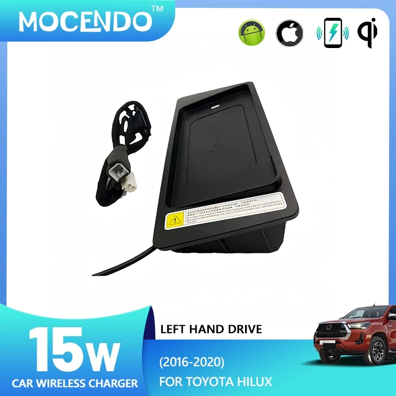 Car 15W Wireless Charger Charging Plate Induction Auto Tuning Accessories For Toyota Hilux 2016-2020 LHD
Car 15W Wireless Charger Charging Plate Induction Auto Tuning Accessories For Toyota Hilux 2016-2020 LHD